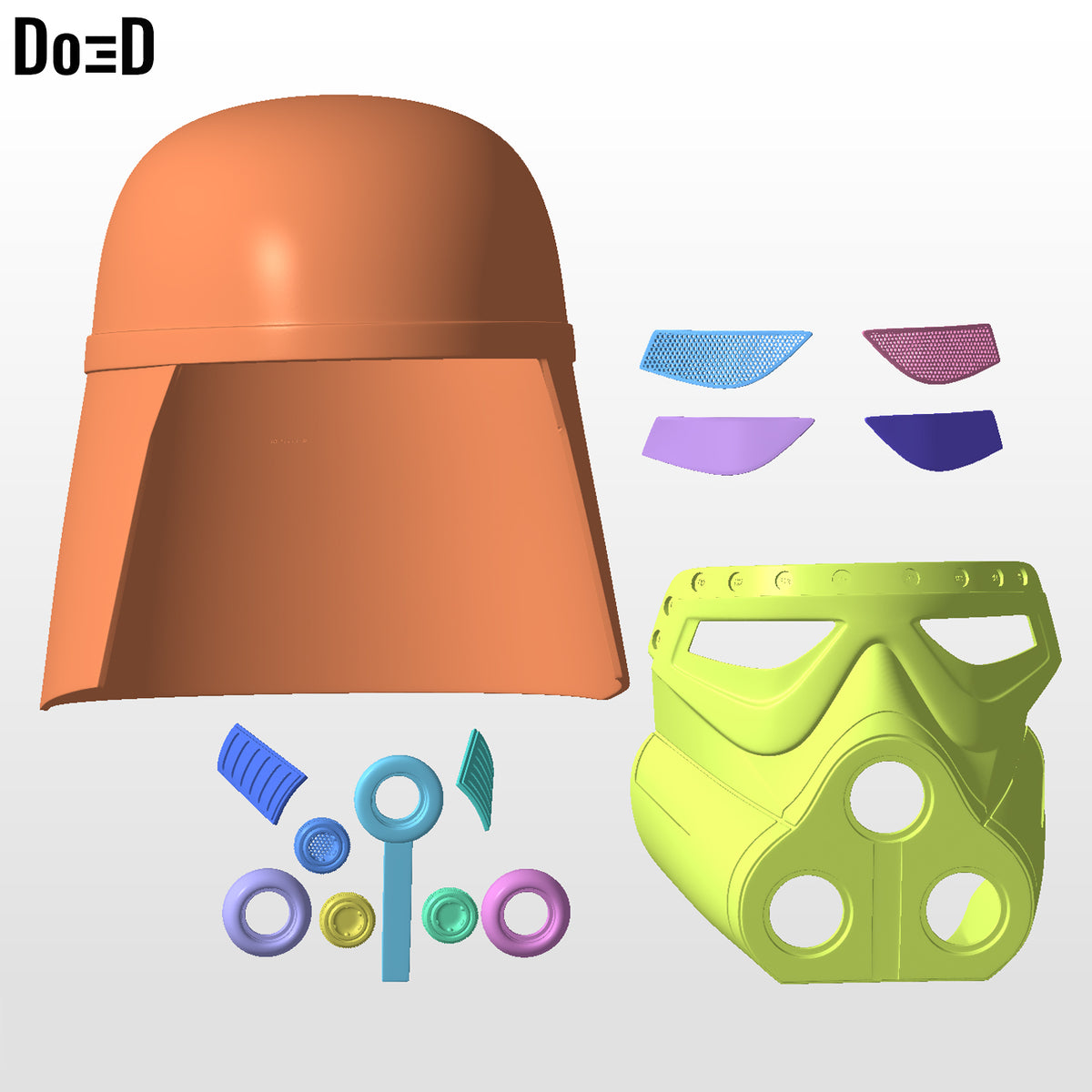 Remnant Snowtrooper Armor from The Mandalorian and Grogu | 3D Model #IRS26