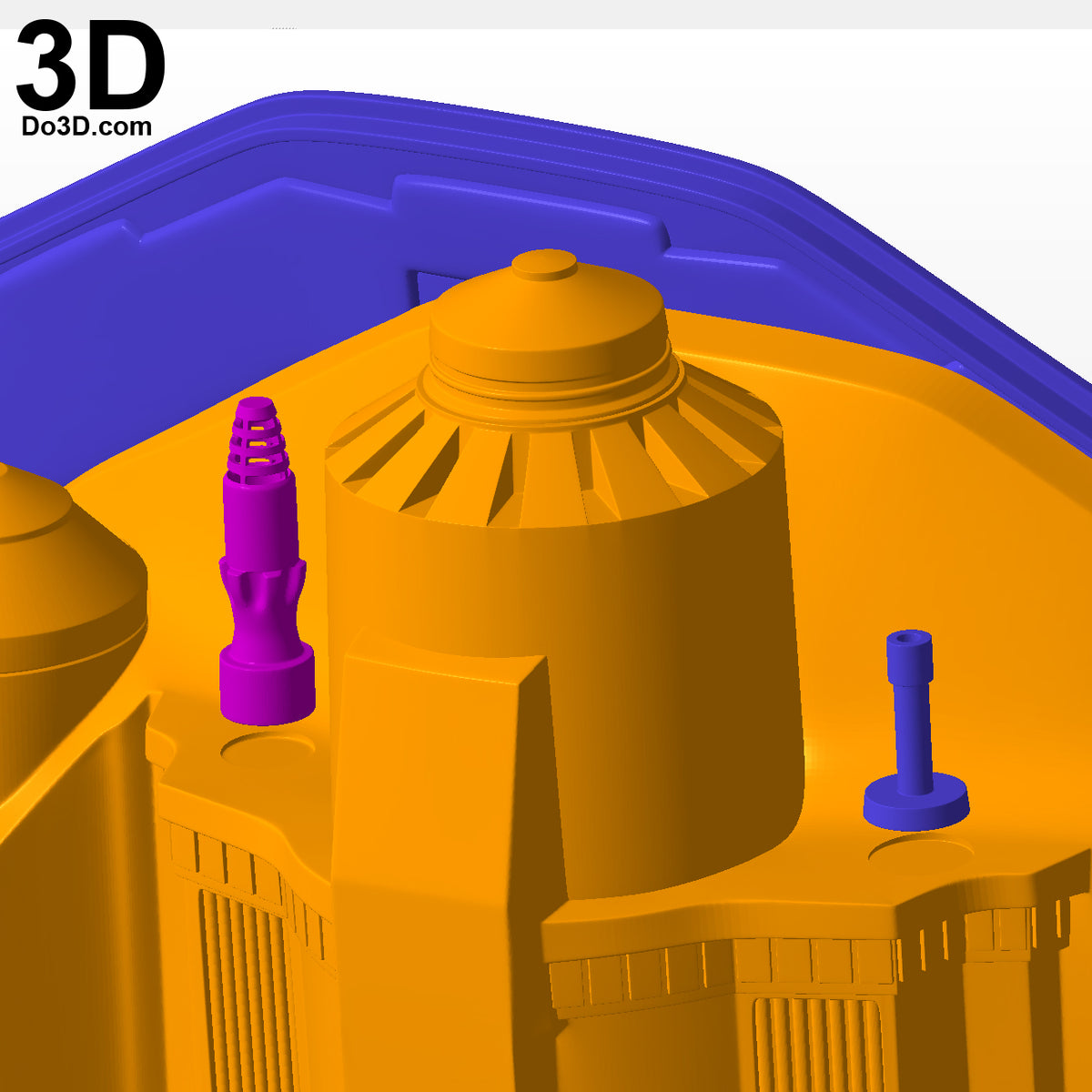 Mandalorian Jetpack Rising Phoenix 3D Model Project #N31-1