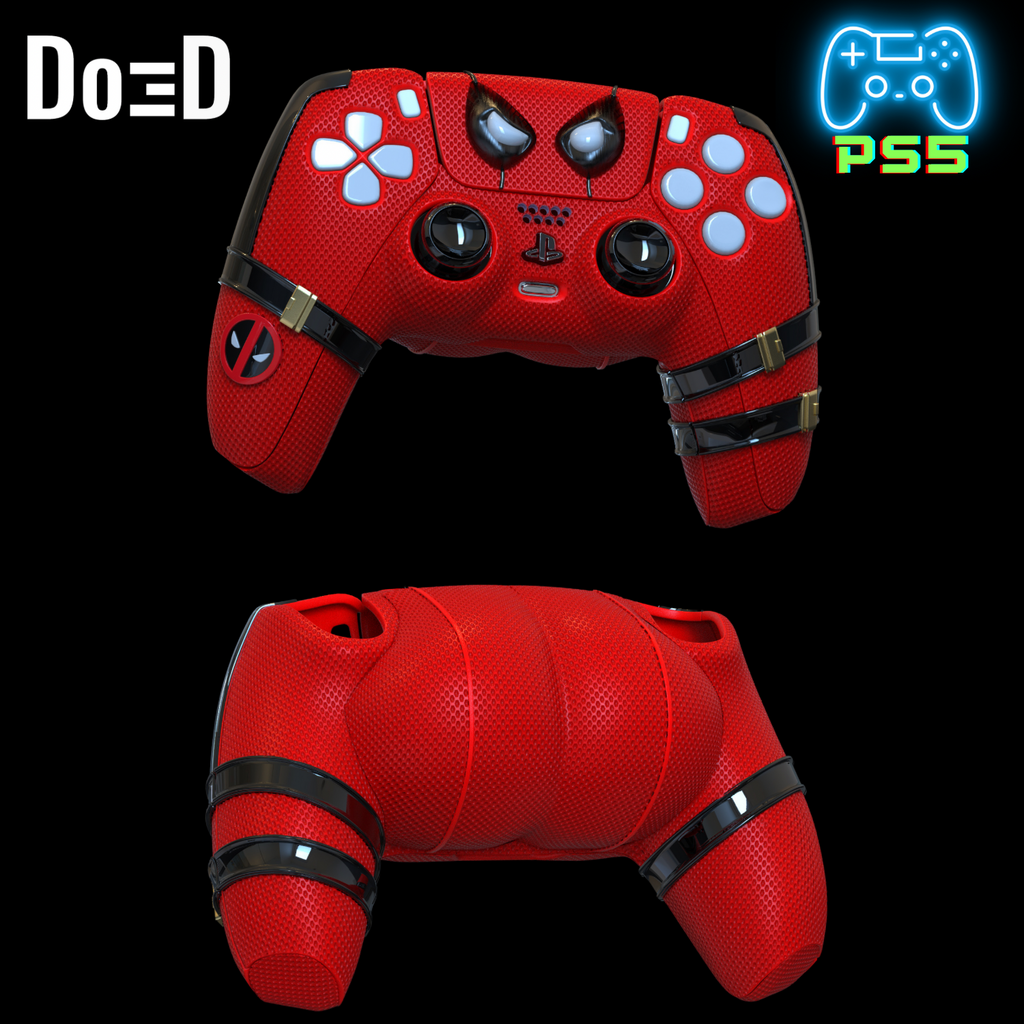 Deadpool PS5 Controller Case Cover | 3D Printable Model Print File #DPS51