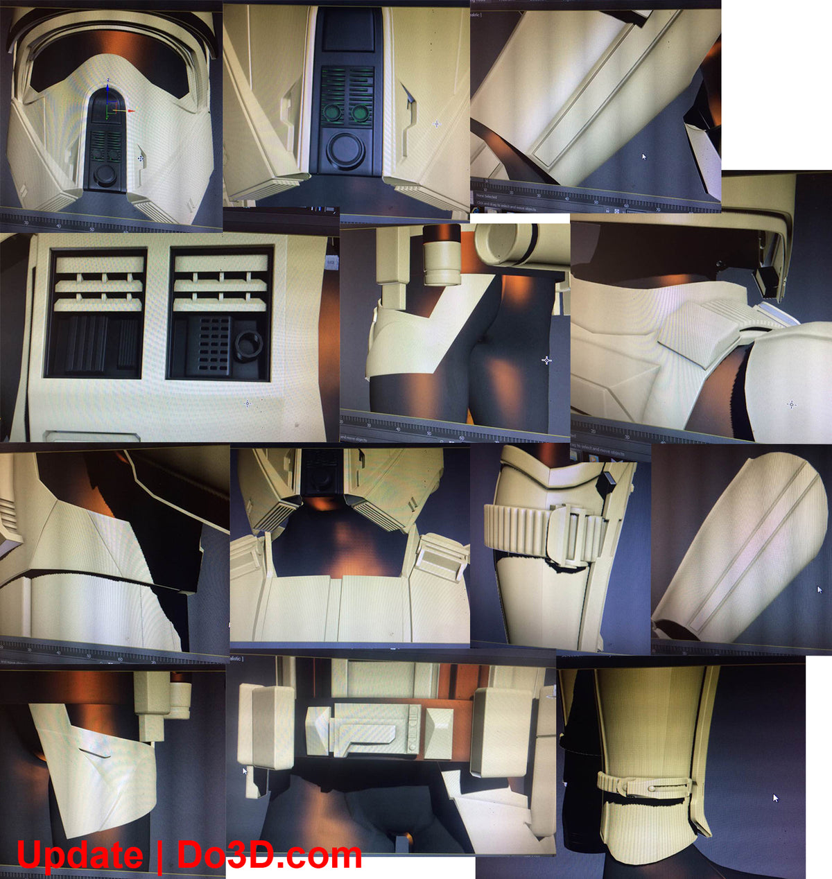 Shoretrooper Scarif Stormtrooper Armor Star Wars | 3D Model Project #1059