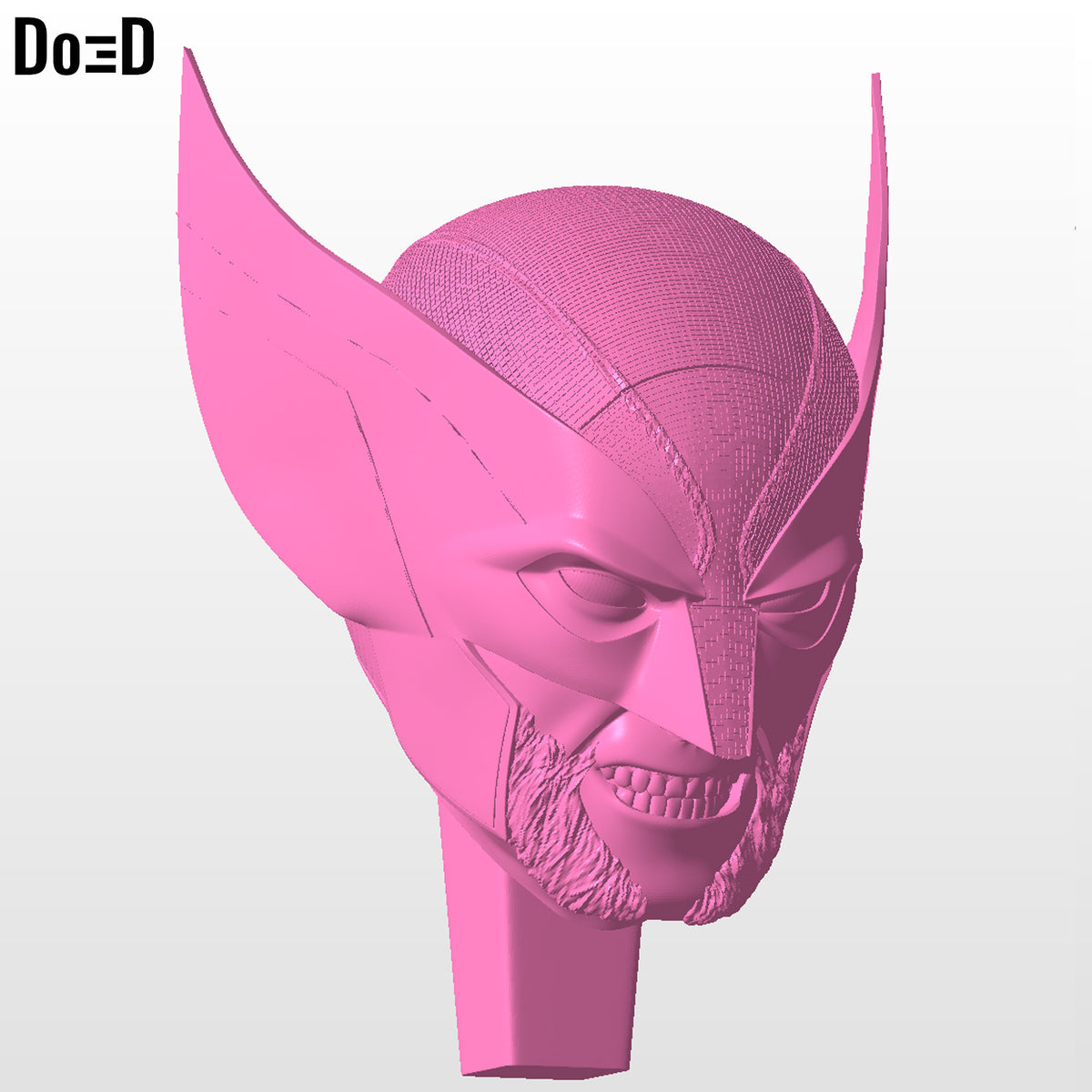 Wolverine Bust Life Size 1:1 Statue Figure | 3D Printable Model #WB219