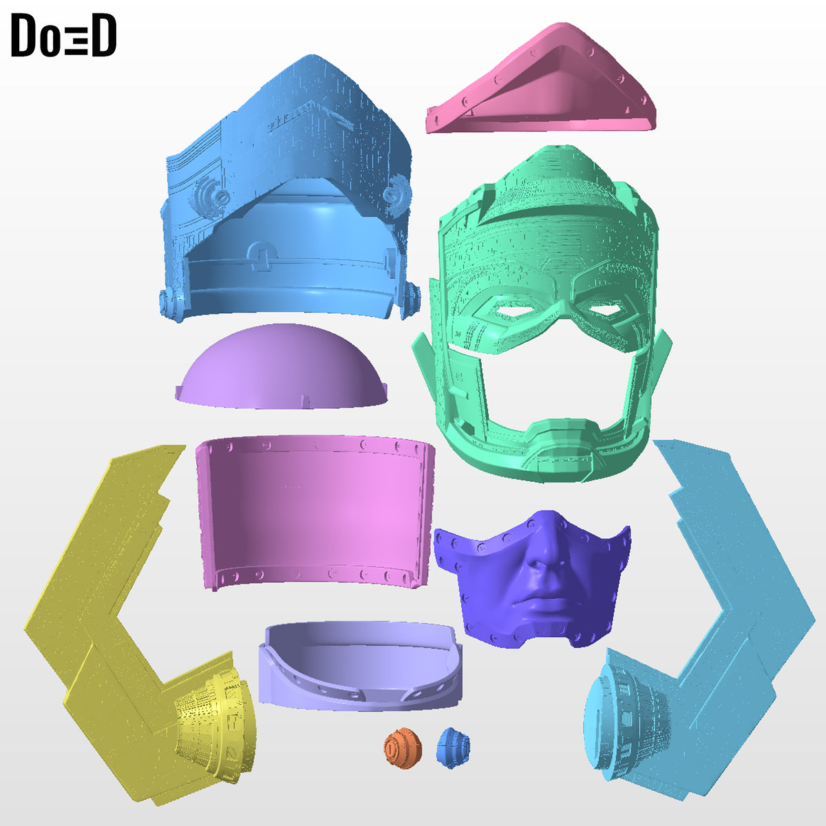Galactus Fantastic Four Helmet | 3D Printable Model STL File #GFF32