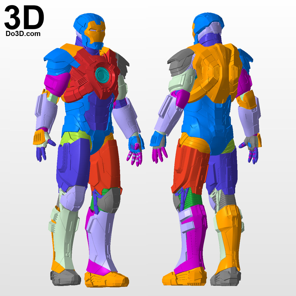 Iron Man Mark XVII XXIV MK 17 24 Heartbreaker Tank | 3D Printable Model #6683