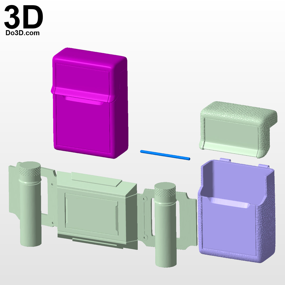 Batman Justice League Tactical Belt | 3D Printable Model STL Print File #BT12