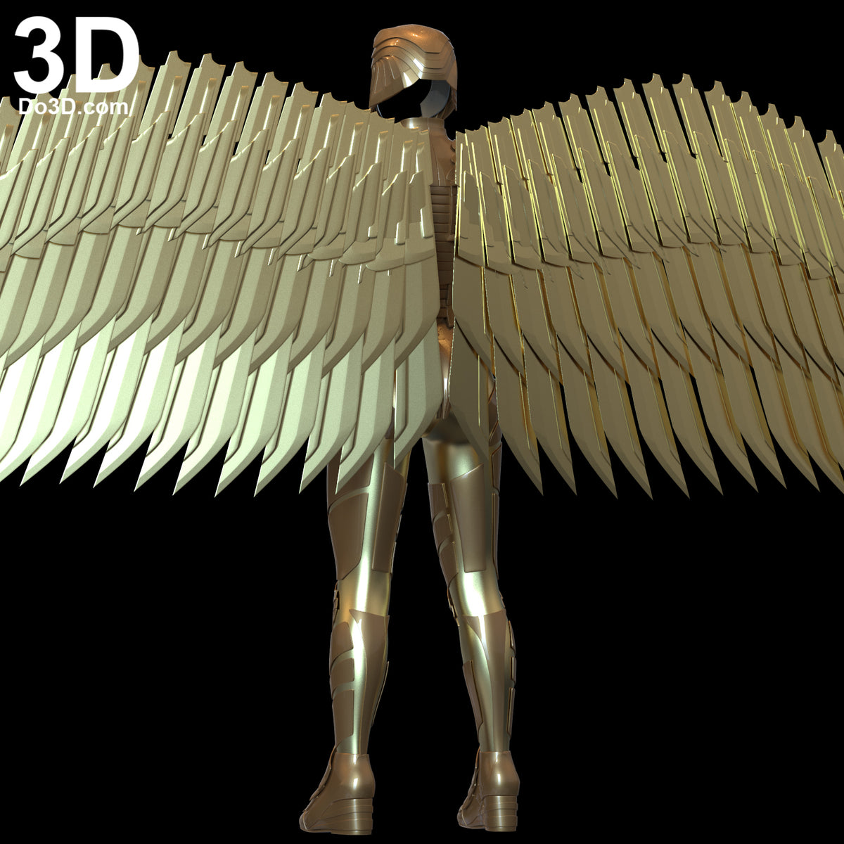 Wonder Woman 1984 Diana Golden Eagle Armor | 3D Model Project #6638