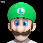 Bundle: Super Mario Movie Helmets Luigi Mario | 3D Printable Model #BSMM02