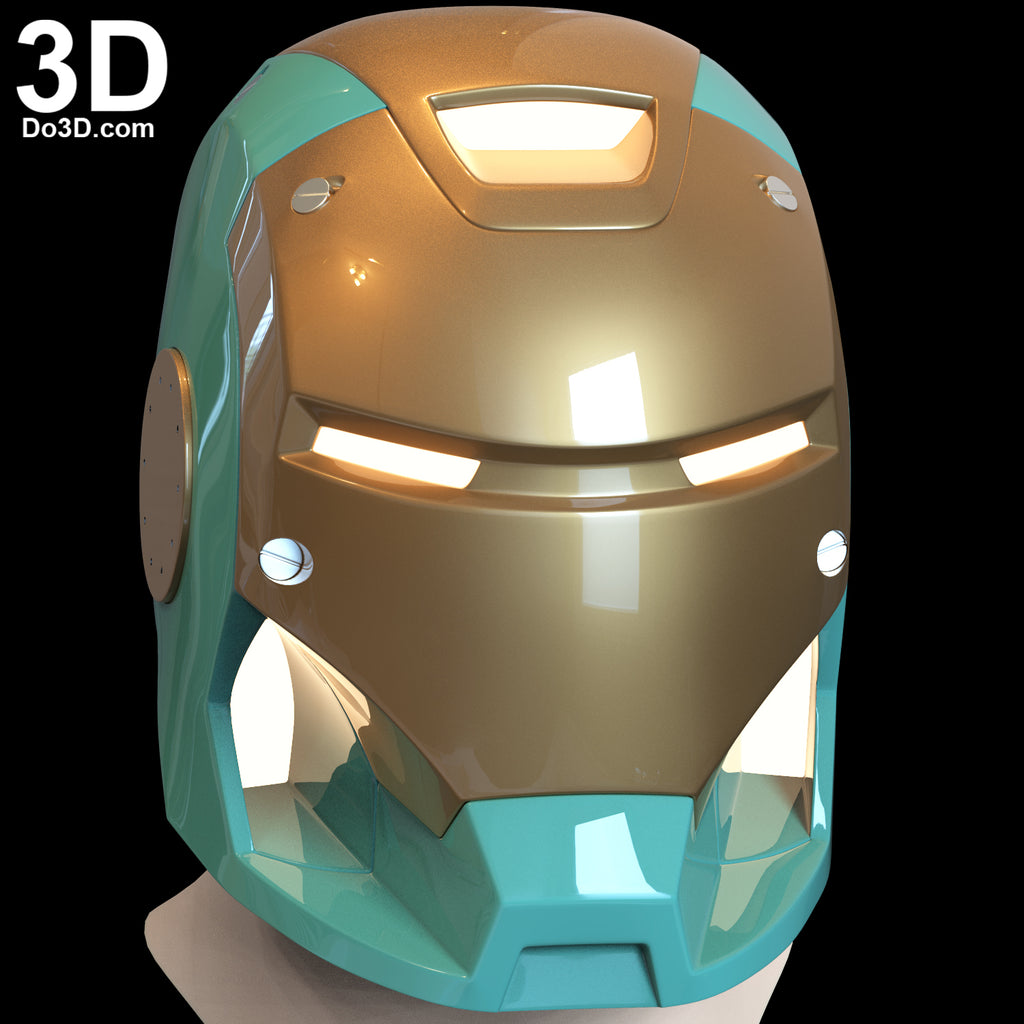 Scuba Iron Man 3 Helmet Mark XXXVII MK 37 | 3D Printable Model #SC31