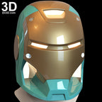 Scuba Iron Man 3 Helmet Mark XXXVII MK 37 | 3D Printable Model #SC31