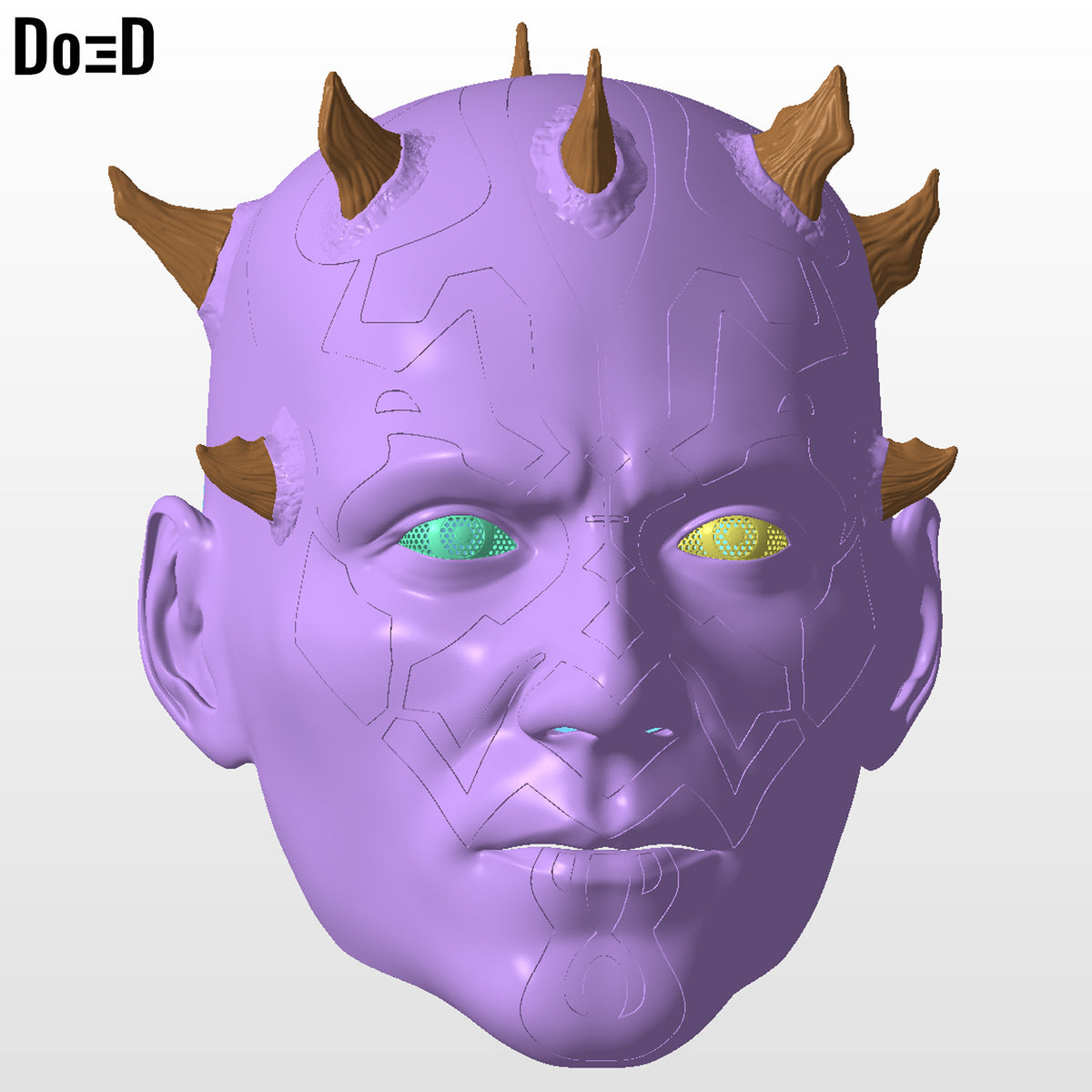 Darth Maul Classic Helmet Star Wars | 3D Printable Model Print STL File #DM3719