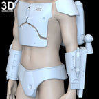 Boba Fett Star Wars Classic Amor + Jetpack Set | 3D Model Project #5625