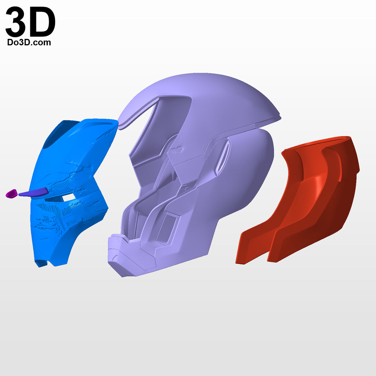 Iron Man Mark L Battle Damaged Helmet MK 50 | 3D Printable Model STL File #N38