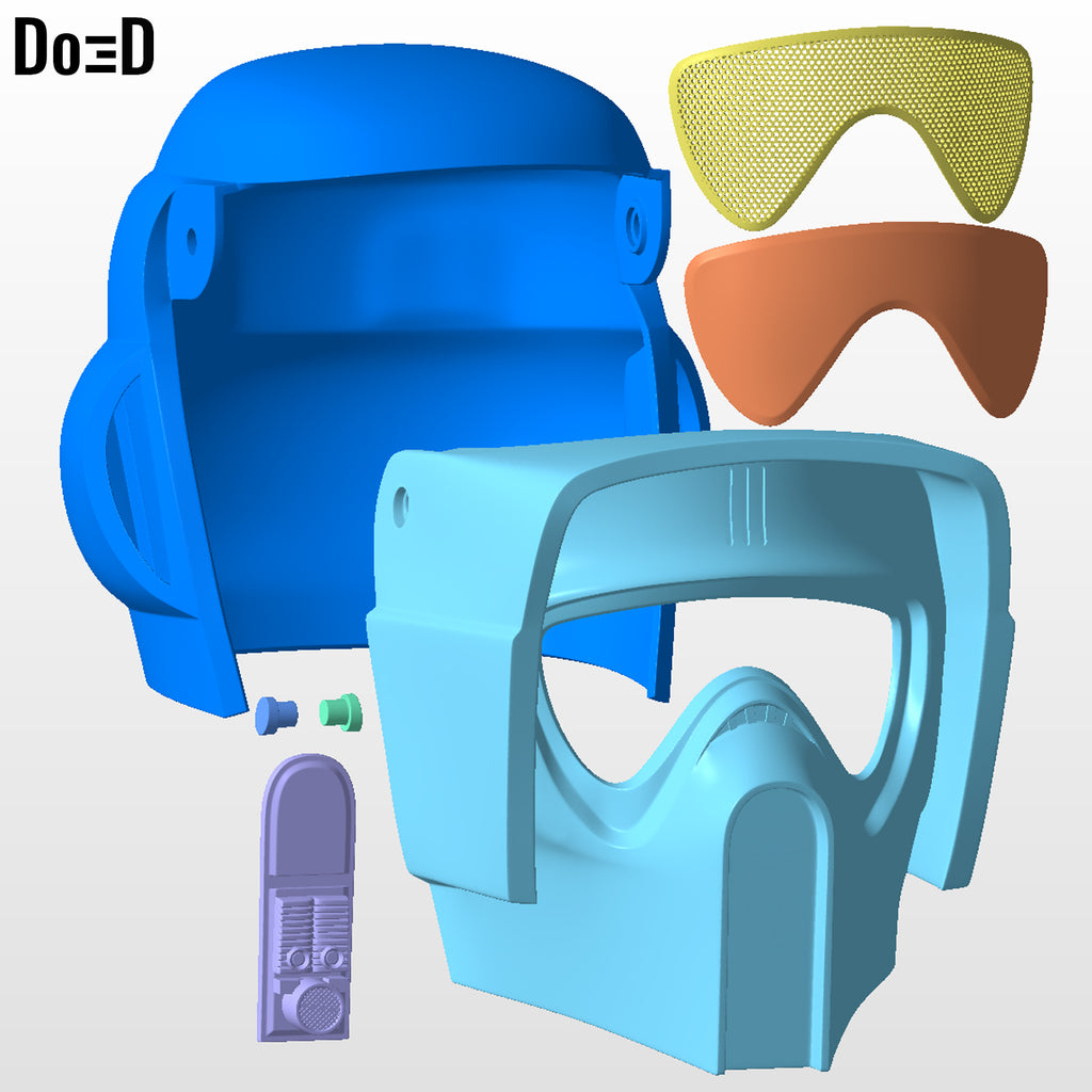 Scout Trooper Biker Scouts Full Body Armor Suit | 3D Model Project #1168