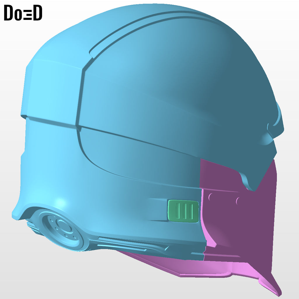 Helldivers Battle Master Helmet | 3D Printable Model #HB11