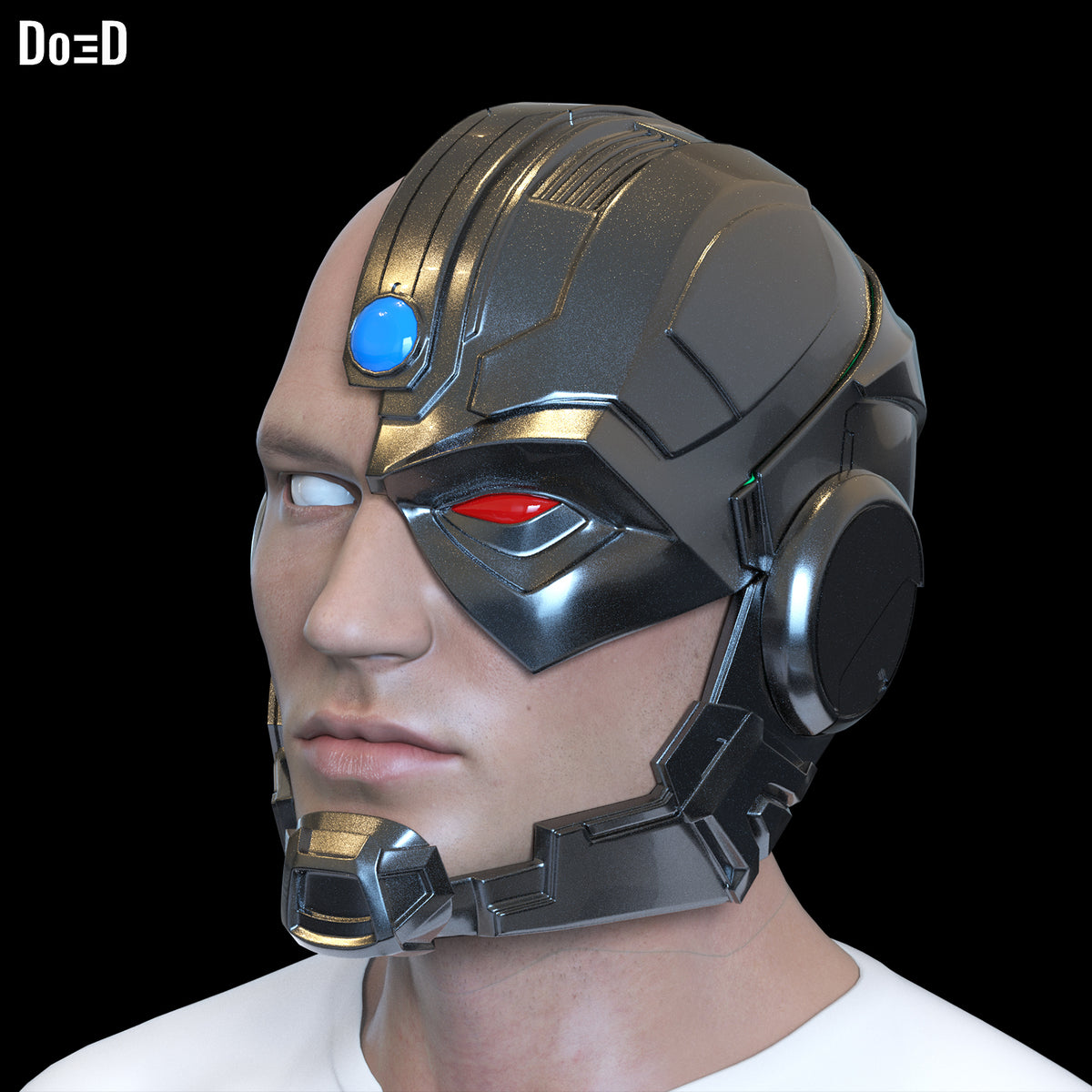 Cyborg Justice League Variant Helmet Prime One | 3D Printable Model #3225