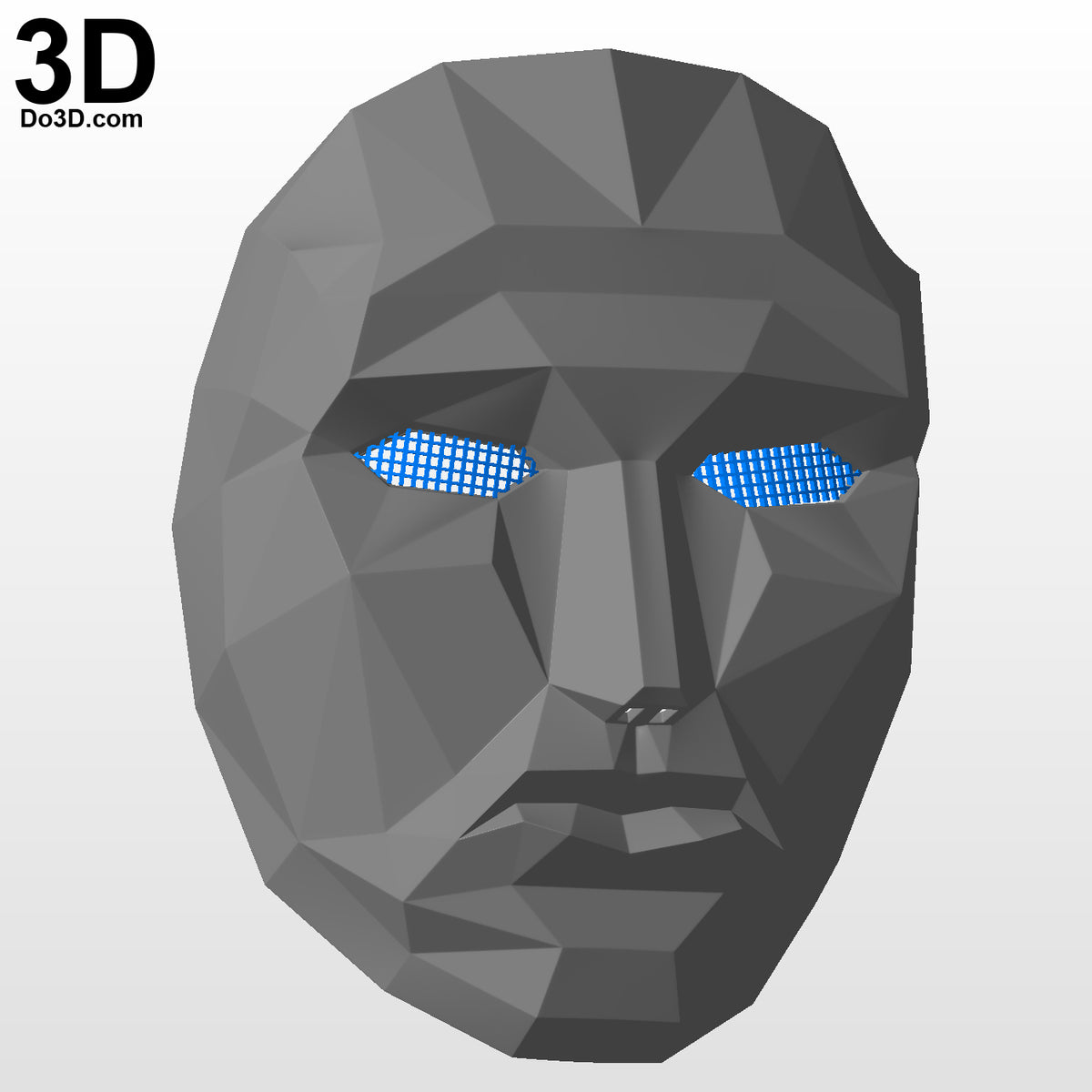 Front Man Squid Game Host Mask / Black Mask | 3D Printable Model #FH30