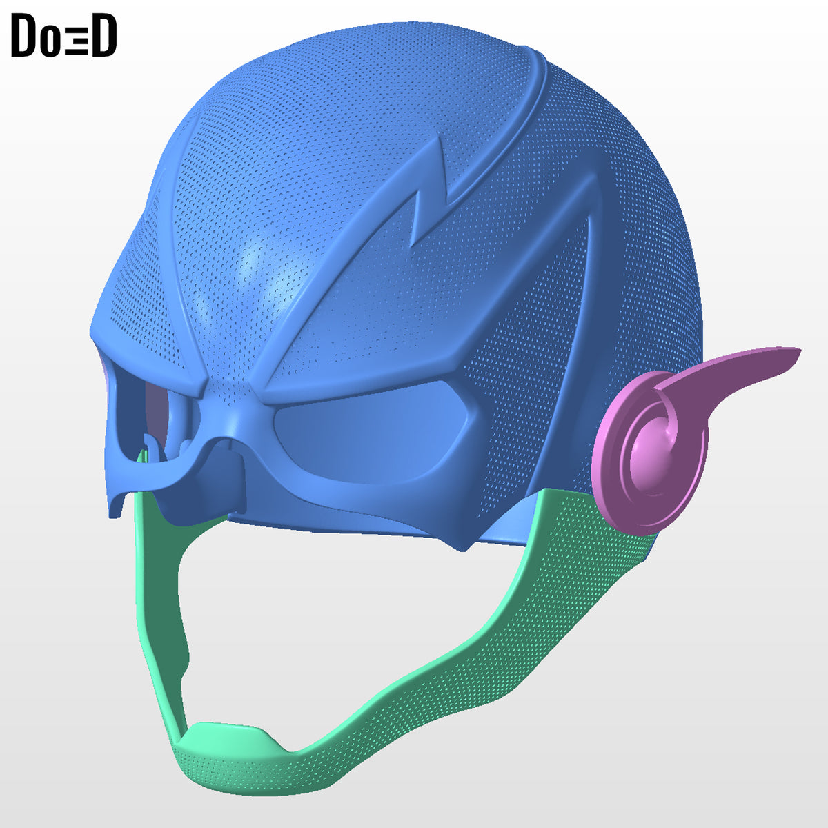 Flash Season 6 Cowl Helmet | 3D Printable Model File Format: STL N31