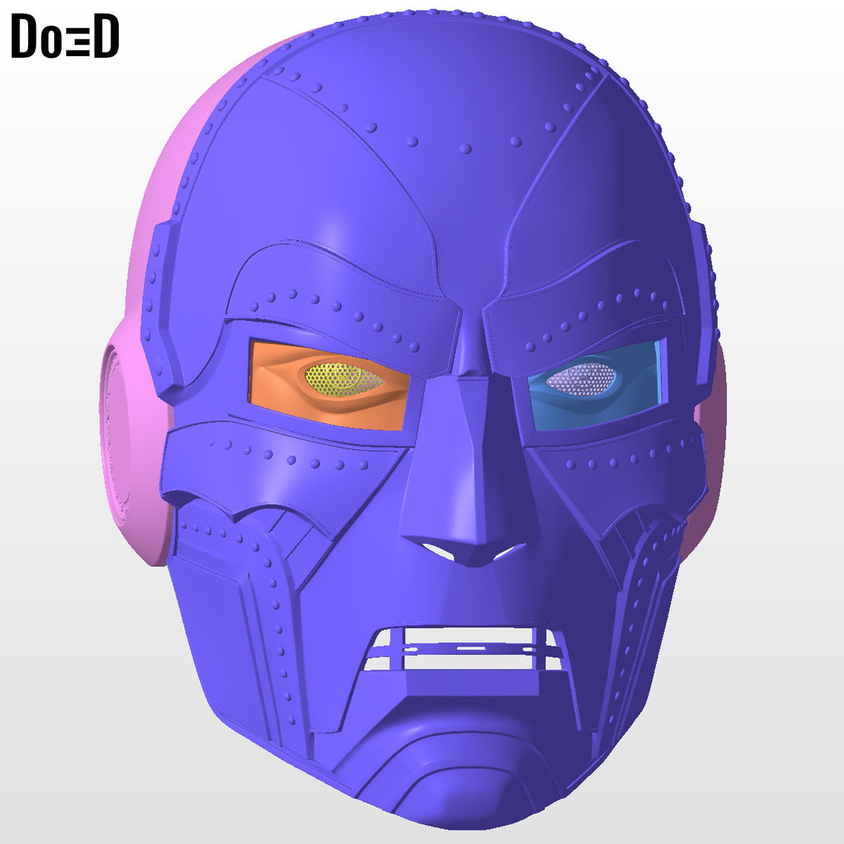 Doctor Doom Helmet Bilibili World Helmet Mask 3D Printable Model #BD24