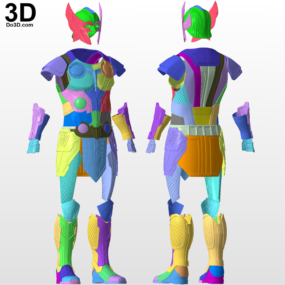 Thor Love and Thunder full body armors 3D Printable Model STL File #TH22