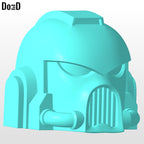 #H795 Space Marins Warhammer 40K Helmet | 3D Printable Model