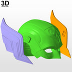 Mighty Thor Love & Thunder Full Armors Helmet 3D Printable Model STL File #MT29