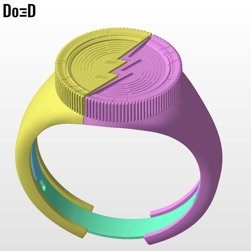 The Flash 2023 Ring for Resin Printing | 3D Printable Model STL #FR2