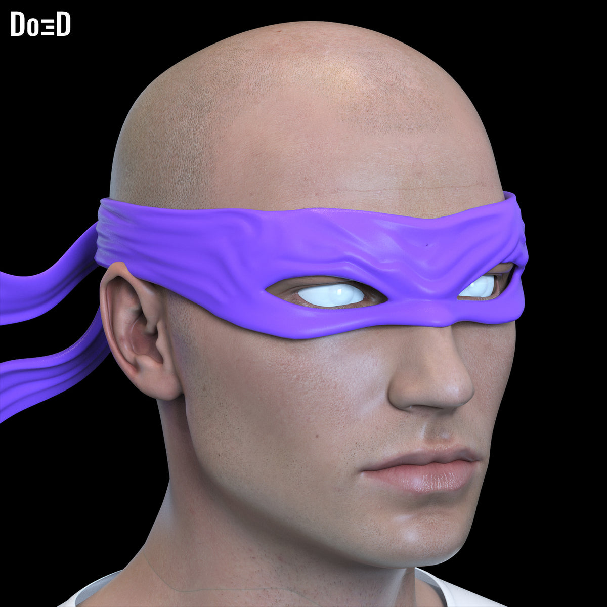 Teenage Mutant Ninja Turtles 1990 Mask 3D Printable Model Donatello #TMNT92