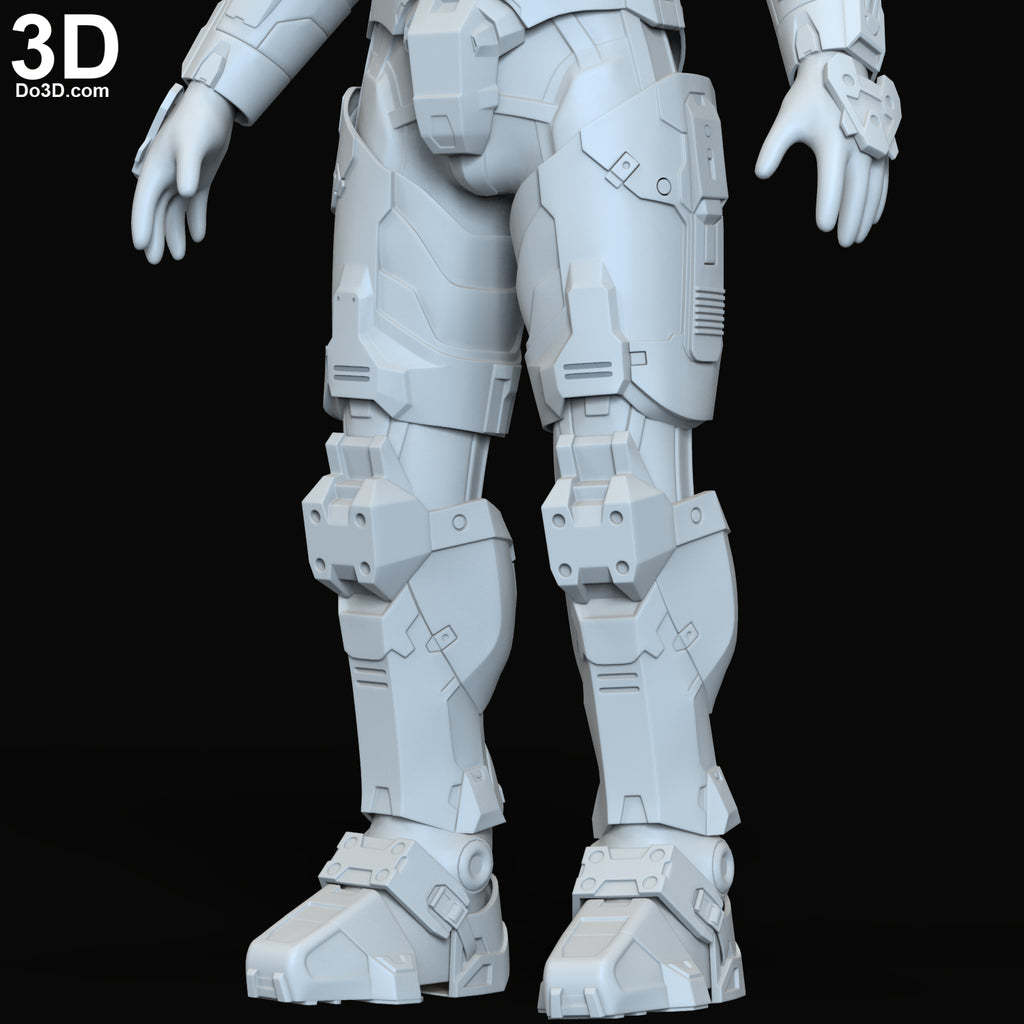 Halo Infinite Master Chief Full Body Armor + Helmet | 3D Model Project #6330