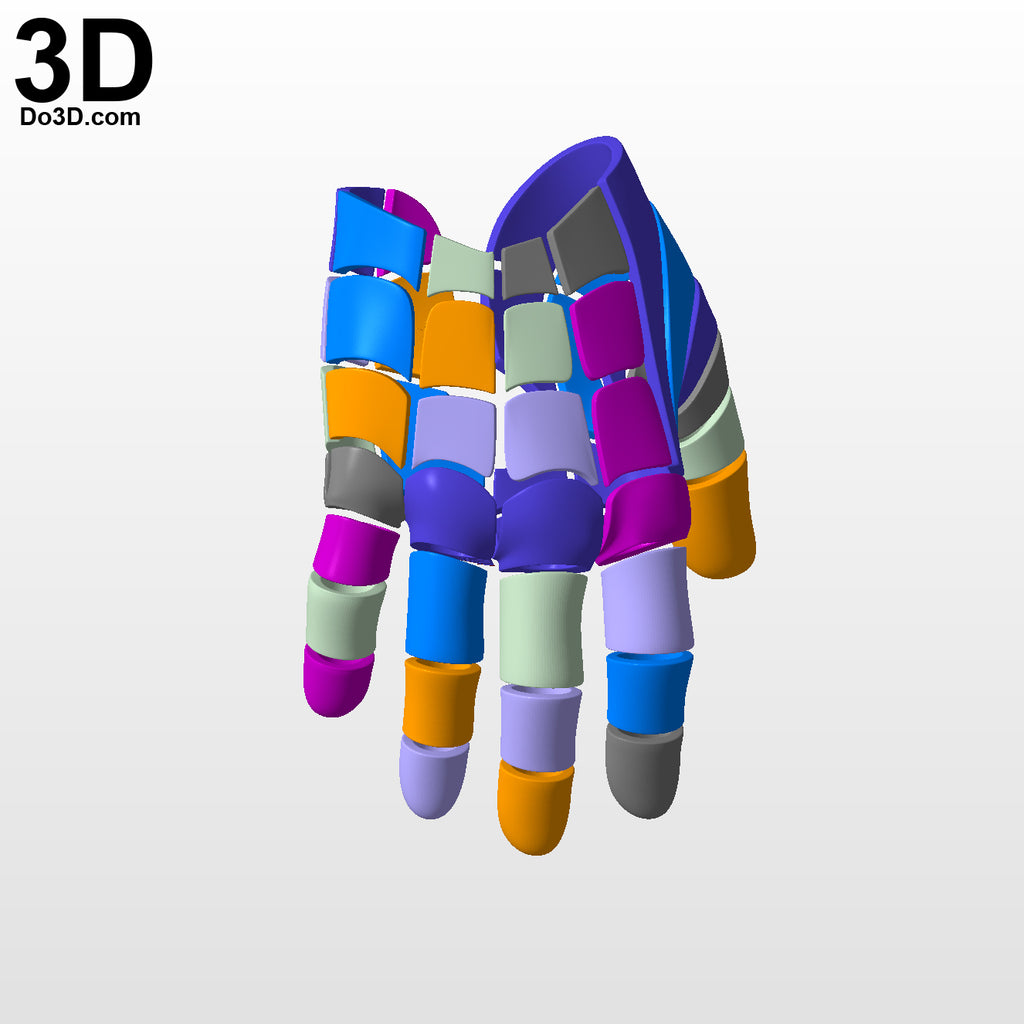 Iron Spider Man Infinity War Full Body Armor Pieces | 3D Model Project #5618