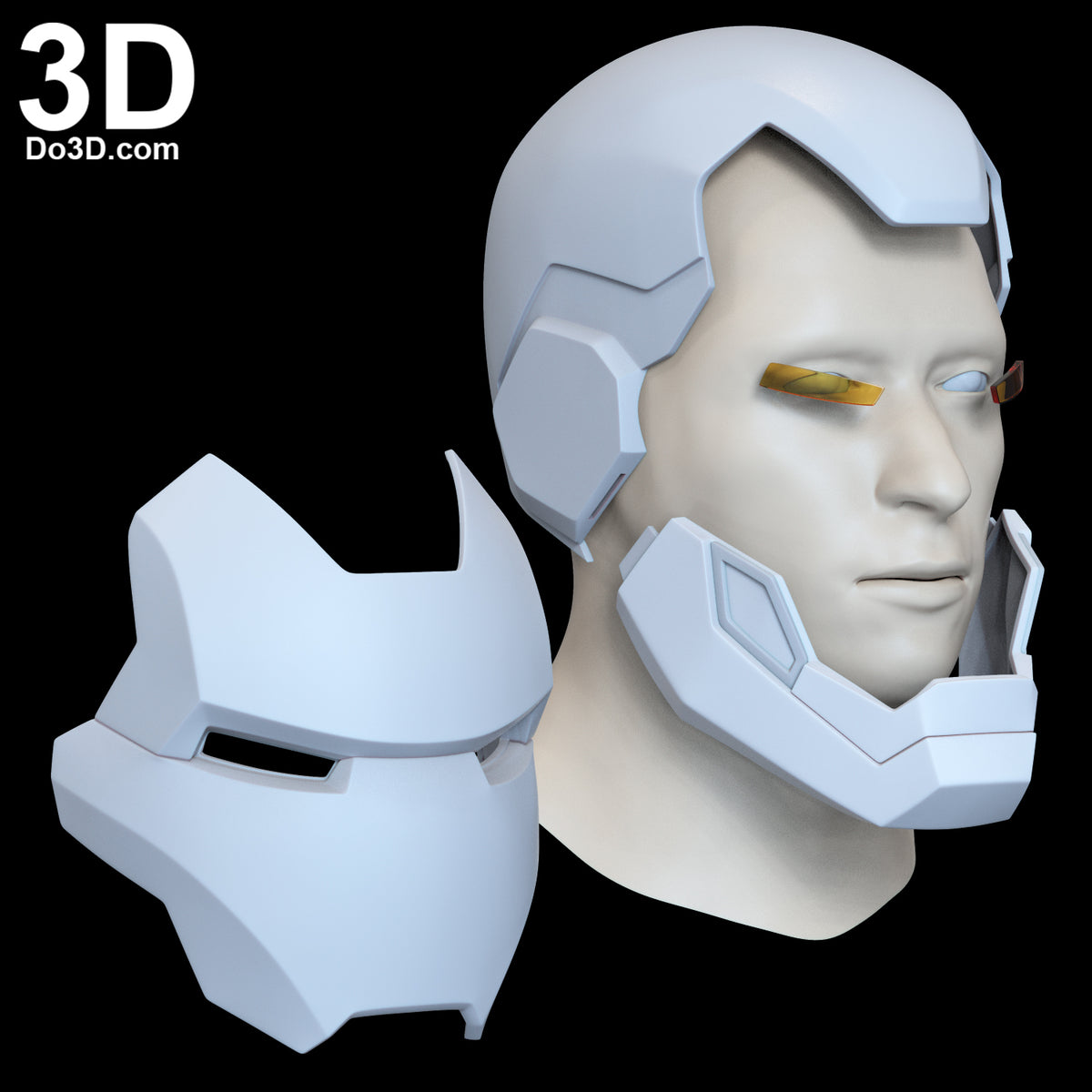 Iron Man Fortnite Helmet Stark Industries Skin | 3D Printable Model #FT10