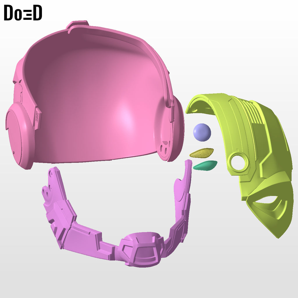 Cyborg Justice League Variant Helmet Prime One | 3D Printable Model #3225