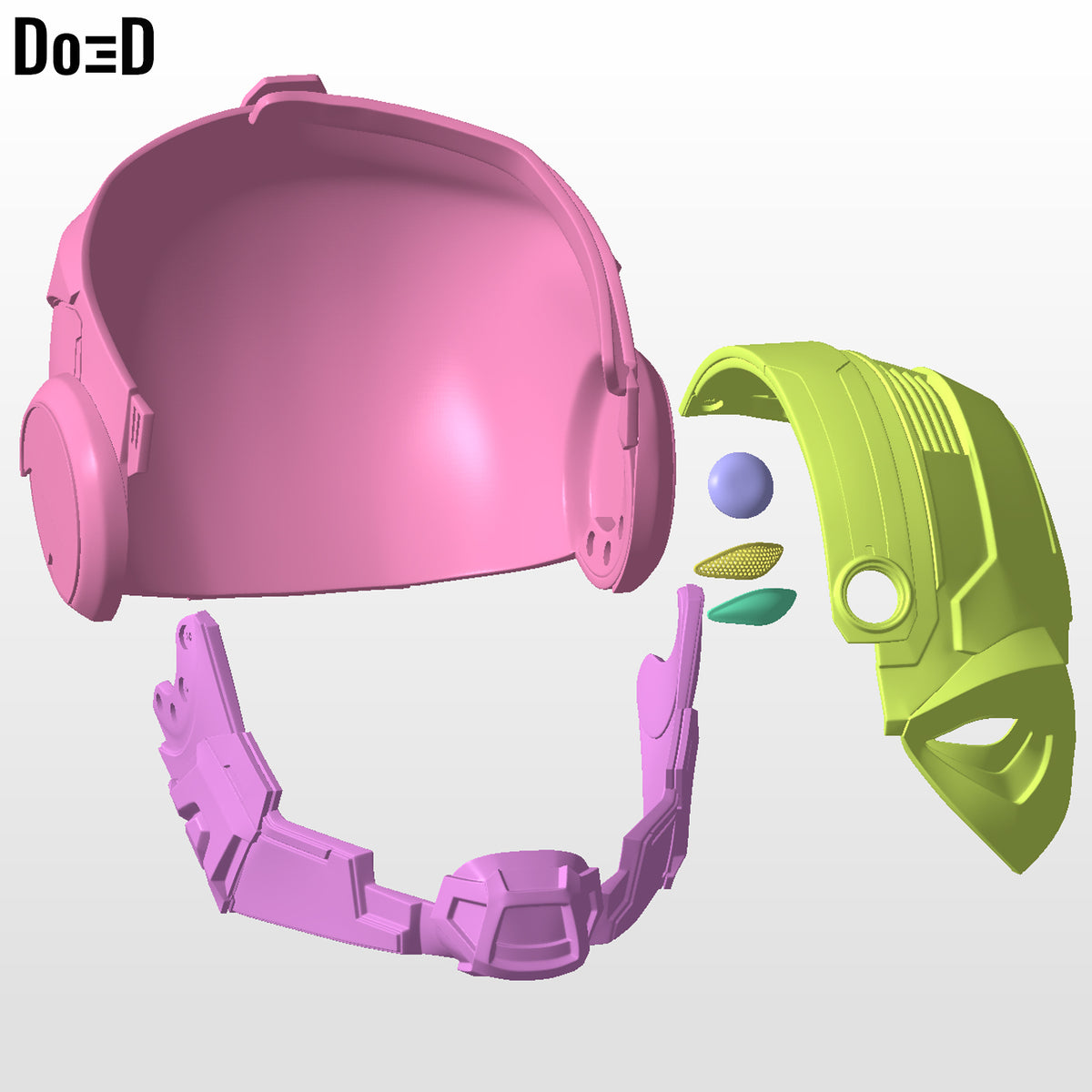 Cyborg Justice League Variant Helmet Prime One | 3D Printable Model #3225