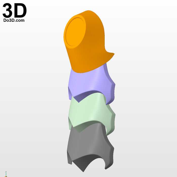 Aqua KH3 Arm Piece Kingdom Hearts Birth by Sleep | 3D Printable Model #3119