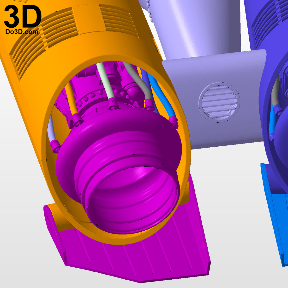 The Rocketeer Rocket Cirrus X-3 Jet Pack and Helmet | 3D Printable Model #4947