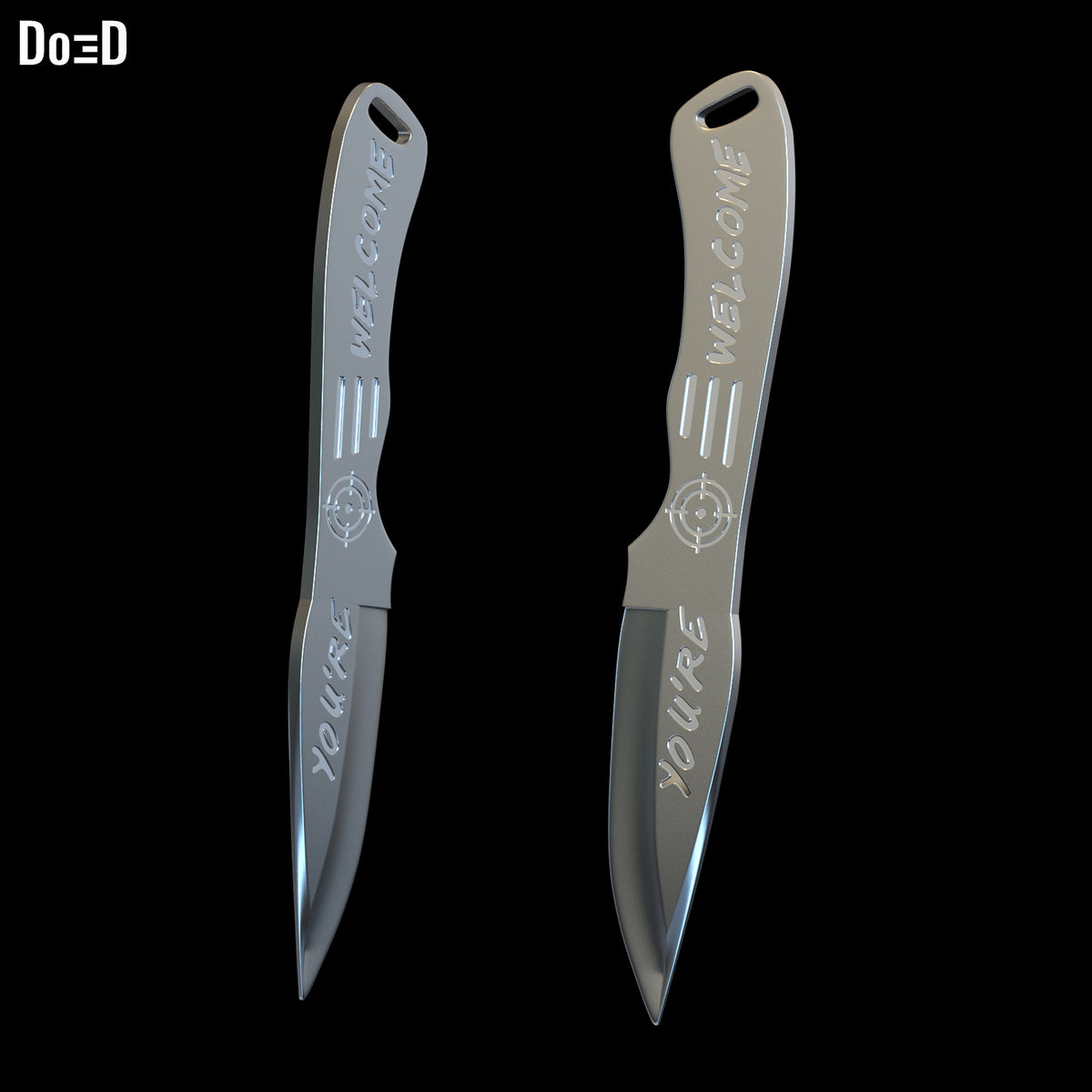 Bullseye Dagger Knife Daredevil Born Again Season 2 | 3D Printable Model STL#B91