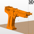 Doctor Who Time Lord Pistol Gun | 3D Model Project #2600