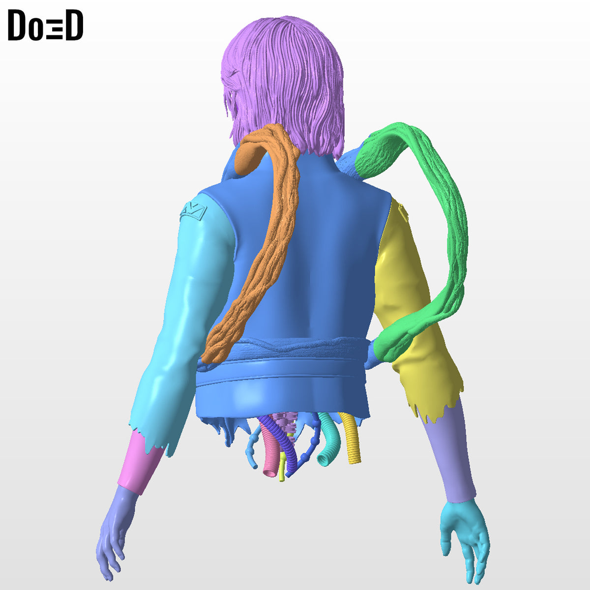 Thia Back Pack Predator Badlands Cosplay Prop 3D Printable Model STL File #T173