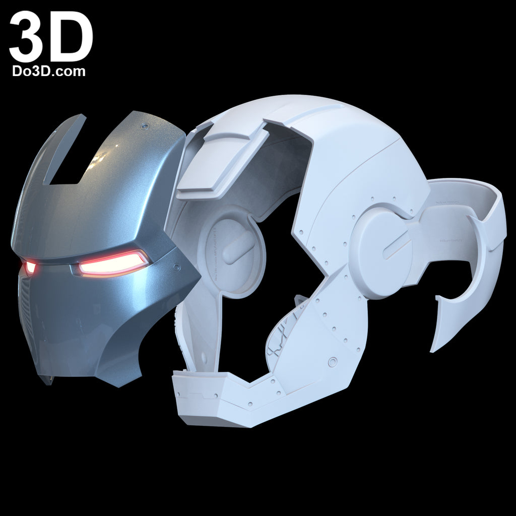 Iron Man Mark II Helmet (MK 2) | 3D Printable File #N37