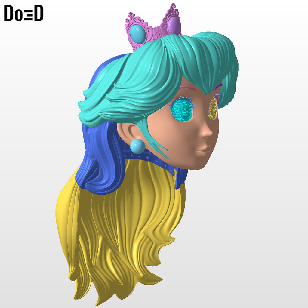 Peach from Super Mario Helmet | 3D Printable Model #PM2