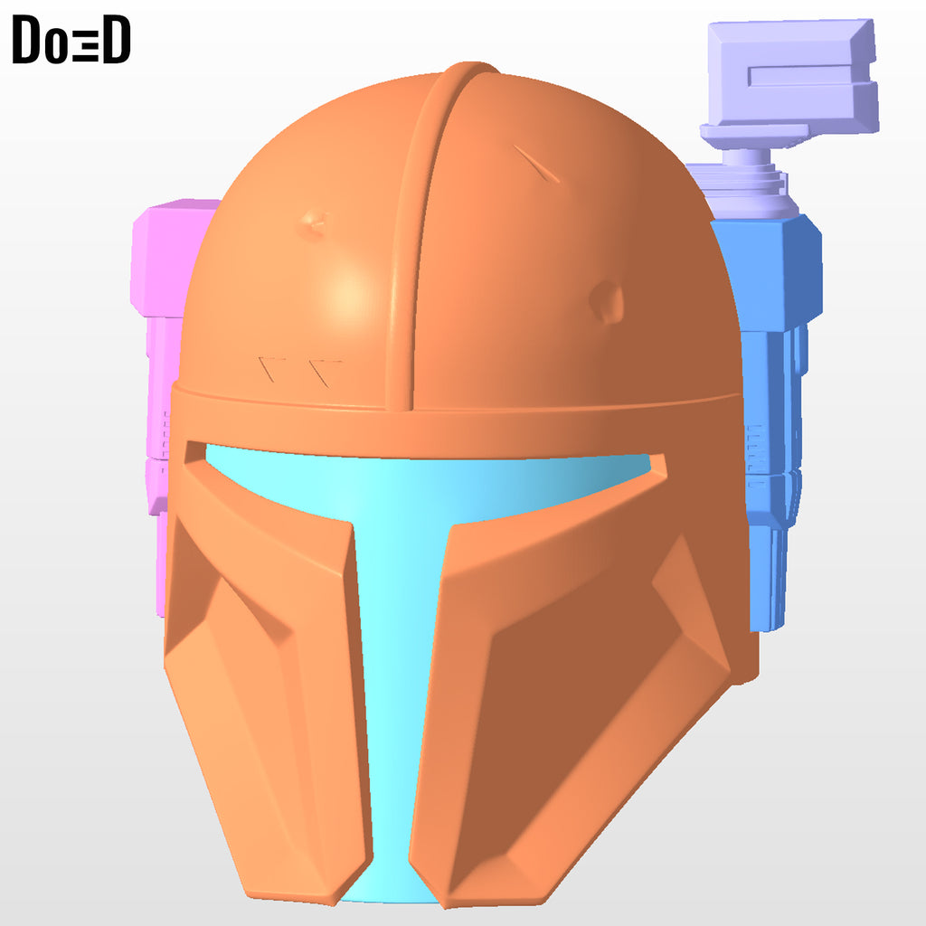 Heavy Infantry Mandalorian Helmet Paz Vizla | 3D Printable Model STL File #6282