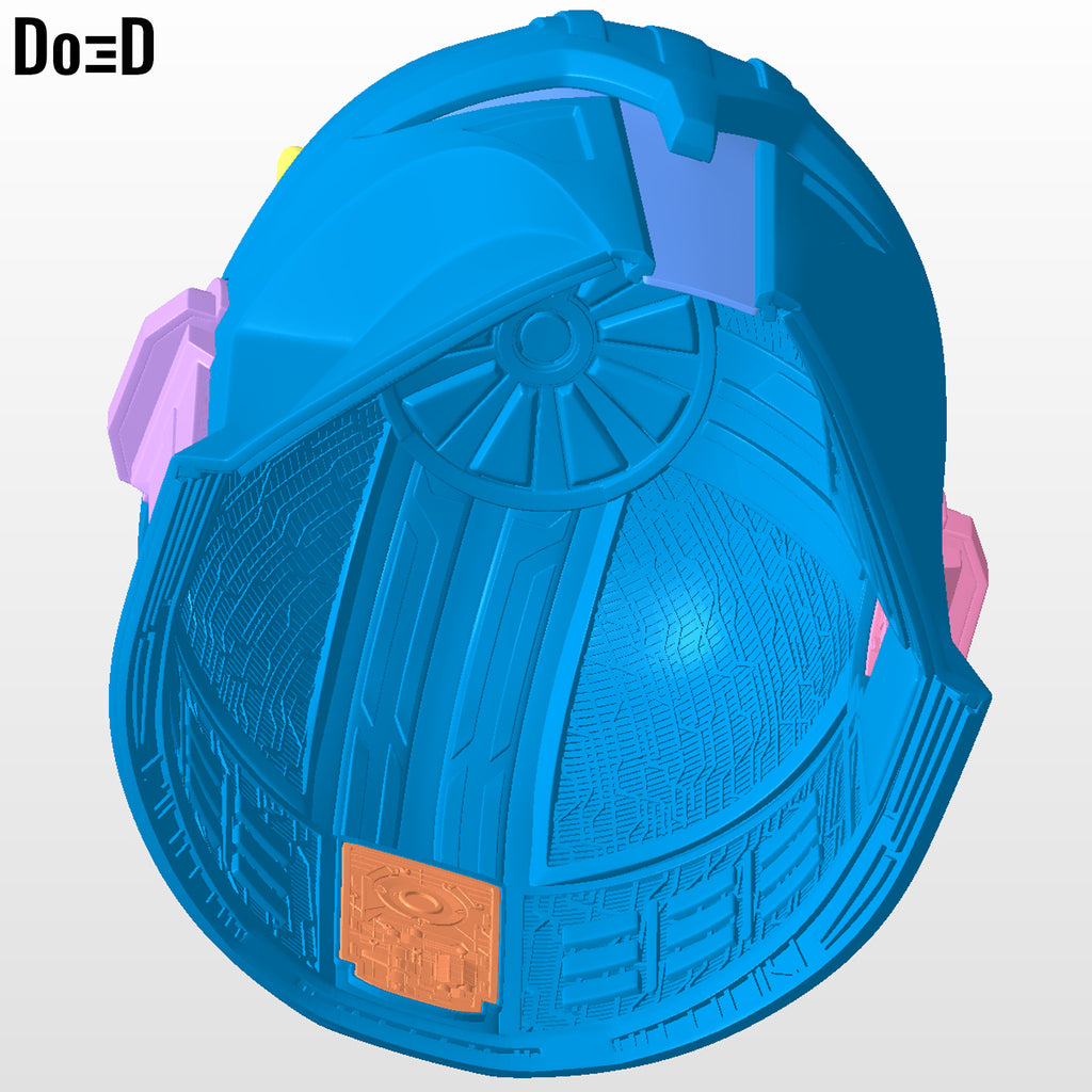 Armorer Mandalorian Helmet Blacksmith | 3D Printable Model Print File STL#N05