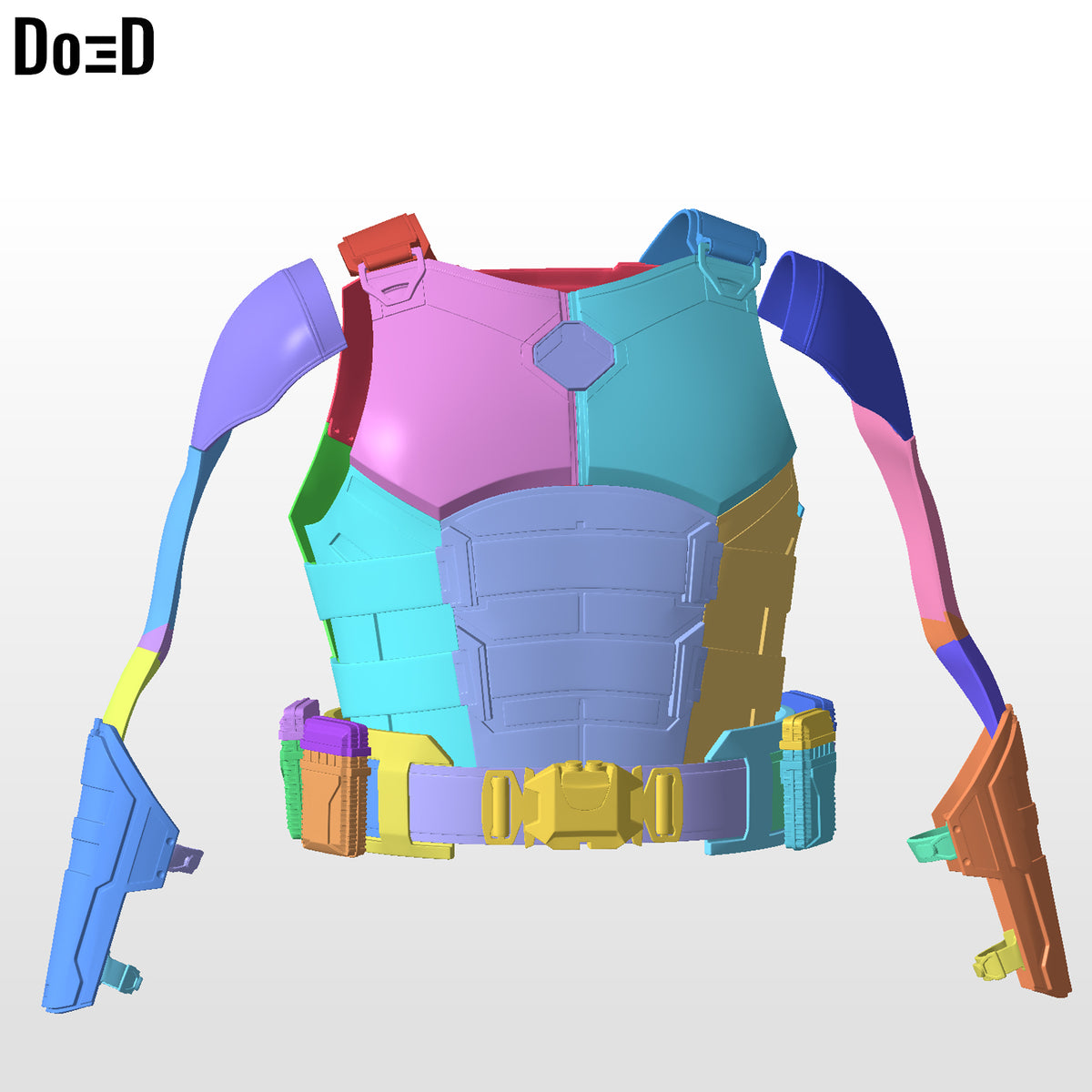 Blade Suit & Weapons from Deadpool Wolverine 3D Model #B2839