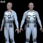 The Punisher New Suit 2025 3D Printable Model Print File STL #TP25