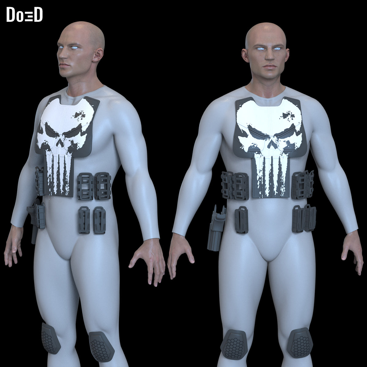The Punisher New Suit 2025 3D Printable Model Print File STL #TP25