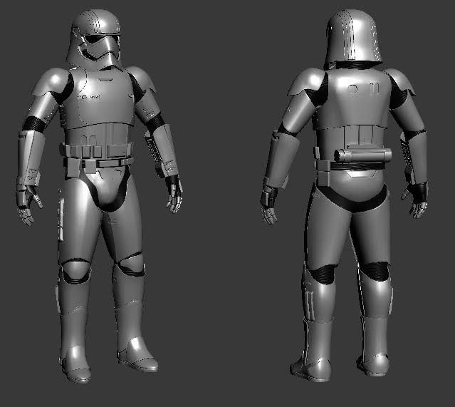 Captain Phasma Helmet + Armor Suit Star Wars | 3D Printable Model Project #32