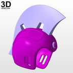 Chi-Chi Dragon Ball Helmet | 3D Model Project #5294