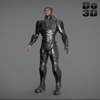 RoboCop 2014 Black Suit | 3D Printable Model Print STL File #41