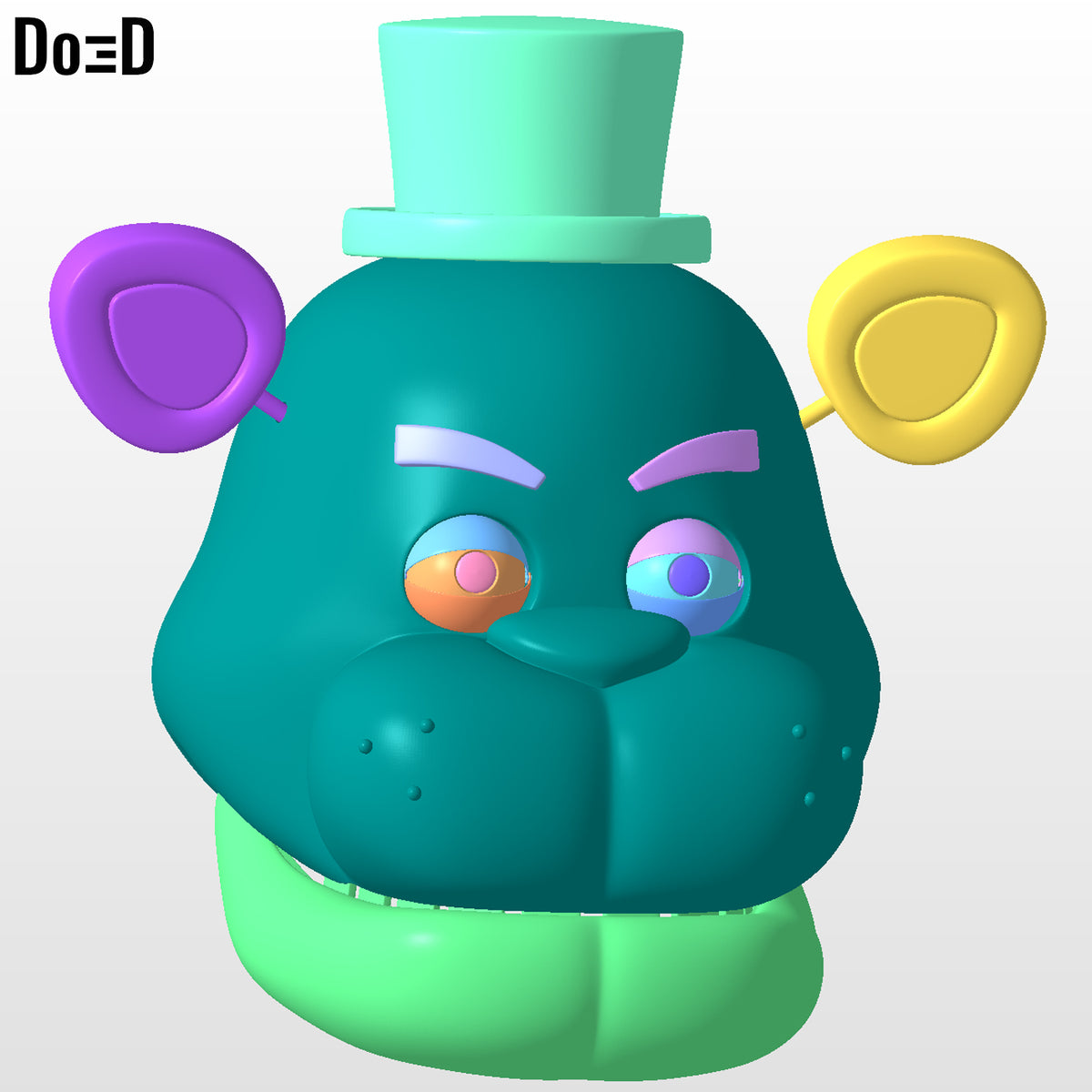Freddy Fazbear Helmet Five Nights at Freddy's | 3D printable model file #FF41