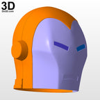Classic Invincible Iron Man Helmet Comic Style | 3D Printable Model #449