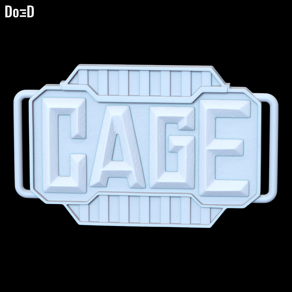 Johnny Cage Belt Buckle Mortal Kombat Movie 2 3D Printable Model STL File #JKB38