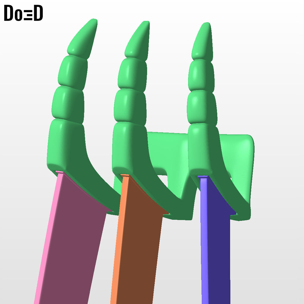 Wolverine Claws 2024 | 3D Printable Model STL File Blue #W93